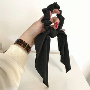 Banana Republic Black Ribbon Scrunchie